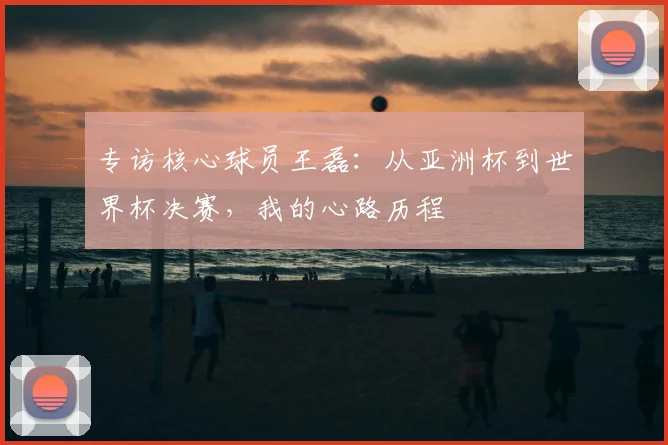 专访核心球员王磊：从亚洲杯到世界杯决赛，我的心路历程